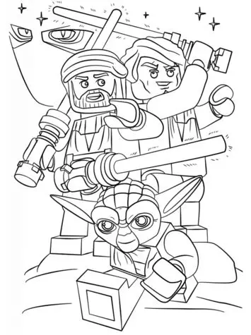 Lego Star Wars Coloring Page