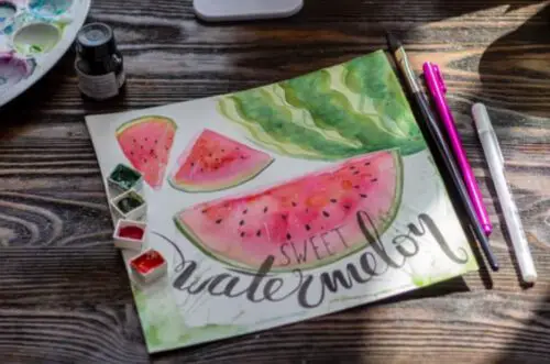 Watermelon drawing